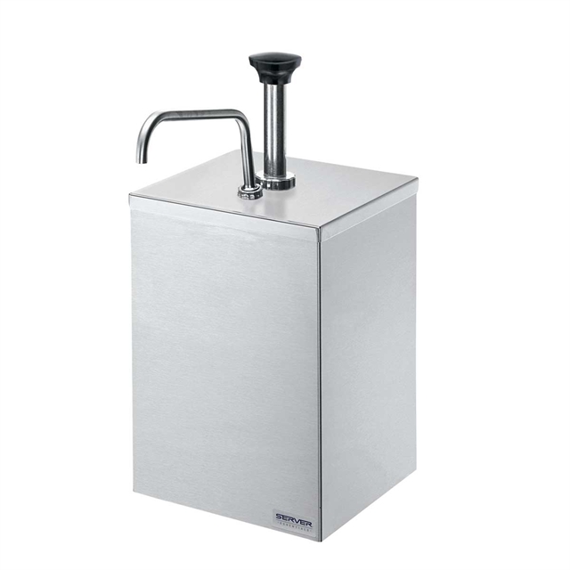 Stainless Steel #10 Can Pump in Stand