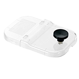 Clear Plastic Hinged Lid