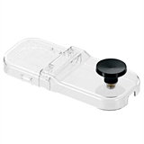 Clear Plastic Hinged LId Slim