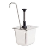 1/4-Size Pan Pumps | Stainless Steel