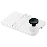 Hinged Lid 1/9-Size Jar - Clear